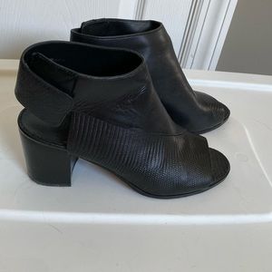 Vince preowned booties, open toe 7M